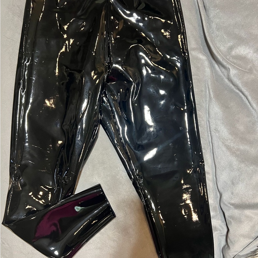 Commando Shiny Black Vinyl Pants